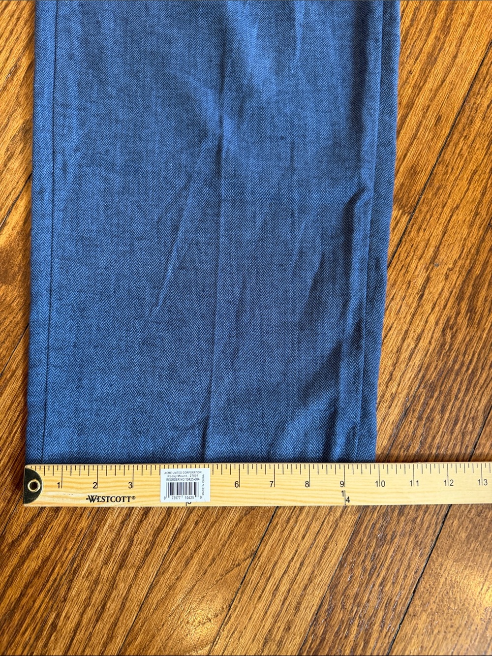 NWT Banana Republic Blue Linen-Blend Wide-Leg Pleated Trous - Picture 8 of 10